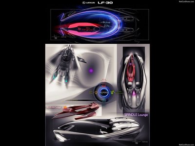 Lexus LF-30 Electrified Concept 2019 canvas poster