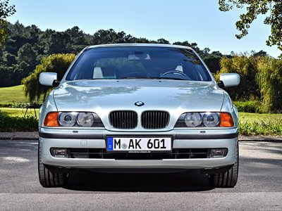 BMW 5-Series 1996 metal framed poster