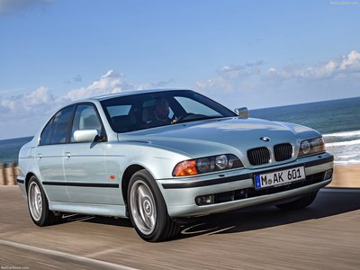 BMW 5-Series 1996 Poster with Hanger