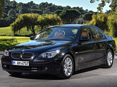 BMW 545i 2005 canvas poster