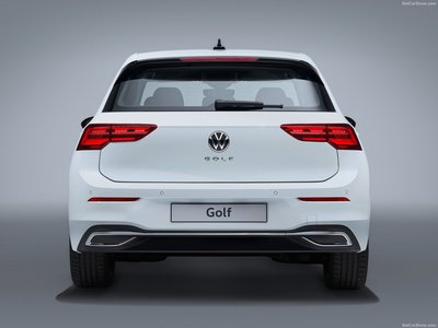 Volkswagen Golf 2020 wooden framed poster