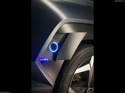 Hyundai Vision T Concept 2019 wooden framed poster