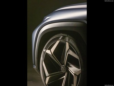 Hyundai Vision T Concept 2019 metal framed poster