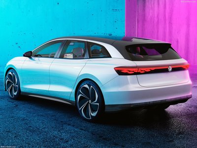Volkswagen ID Space Vizzion Concept 2019 Poster with Hanger