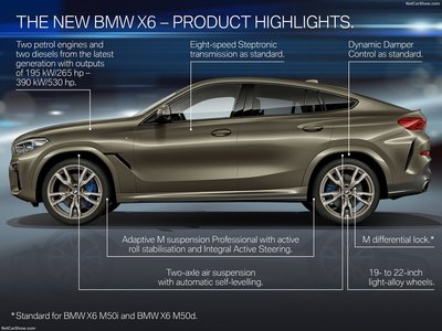 BMW X6 M50i 2020 stickers 1391486