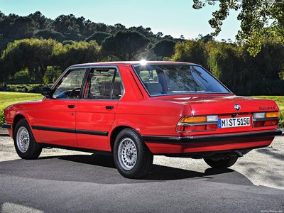 BMW 5-Series 1983 Poster with Hanger