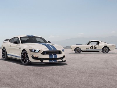 Ford Mustang Shelby GT350 Heritage Edition 2020 Poster with Hanger