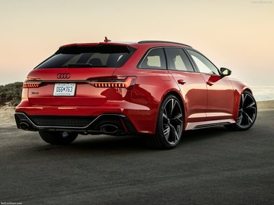 Audi RS6 Avant 2020 Poster with Hanger