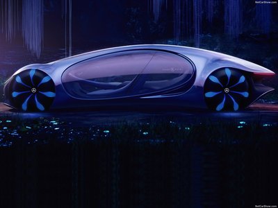 Mercedes-Benz Vision Avtr Concept 2020 Poster with Hanger