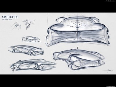 Mercedes-Benz Vision Avtr Concept 2020 Poster with Hanger