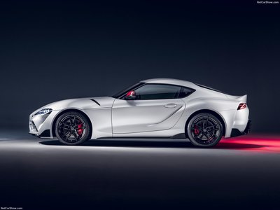 Toyota Supra 2.0L Turbo 2020 Poster with Hanger