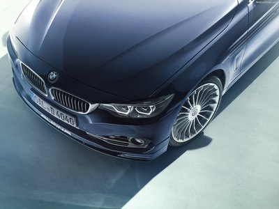 Alpina BMW D4 Bi-Turbo 2018 metal framed poster