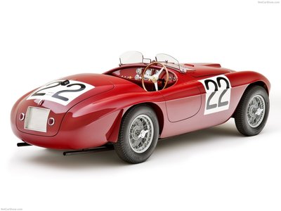 Ferrari 166MM 1949 Poster with Hanger