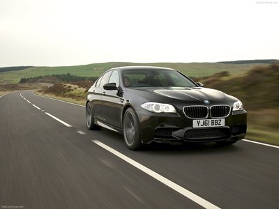 BMW M5 [UK] 2012 wooden framed poster