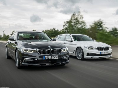 Alpina BMW D5 S Touring 2018 Poster with Hanger
