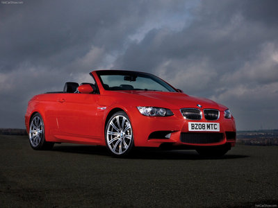 BMW M3 Convertible [UK] 2009 canvas poster