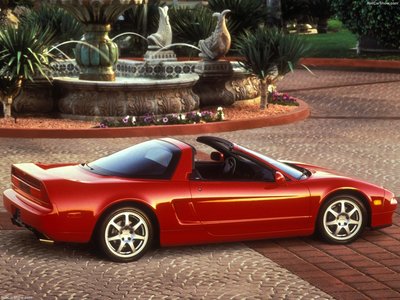 Acura NSX-T 1995 Poster with Hanger