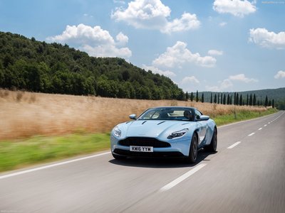 Aston Martin DB11 Frosted Glass Blue 2017 Poster 1401785