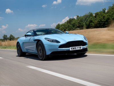Aston Martin DB11 Frosted Glass Blue 2017 Poster 1401792