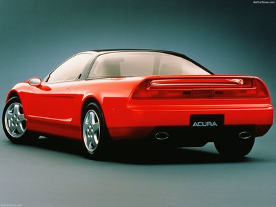 Acura NS-X Concept 1989 metal framed poster