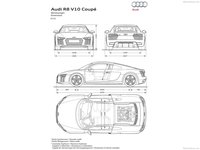 Audi R8 V10 2016 t-shirt #1402965