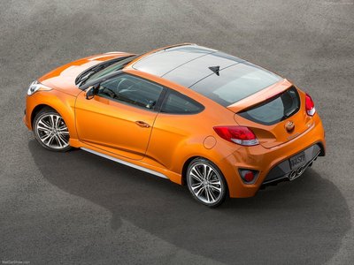 Hyundai Veloster 2016 Poster with Hanger