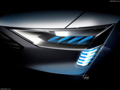 Audi e-tron quattro Concept 2015 canvas poster