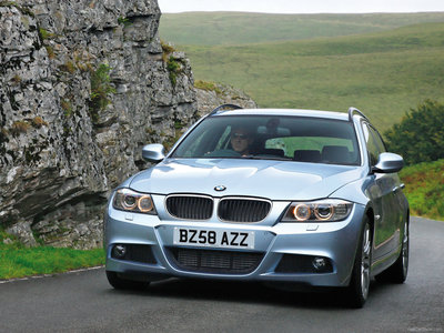 BMW 3-Series Touring [UK] 2009 Poster with Hanger