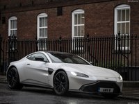 Aston Martin Vantage Morning Frost White 2019 Longsleeve T-shirt #1405855
