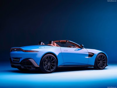 Aston Martin Vantage Roadster 2021 metal framed poster