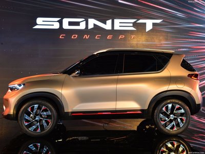 Kia Sonet Concept 2020 canvas poster