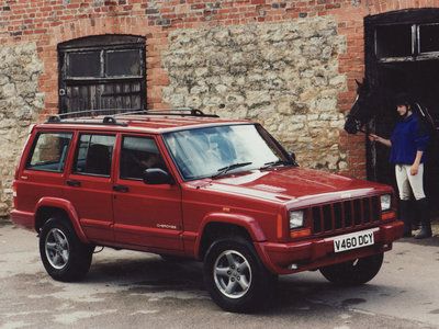 Jeep Cherokee [UK] 1997 Poster with Hanger