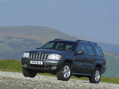 Jeep Grand Cherokee [UK] 2001 canvas poster