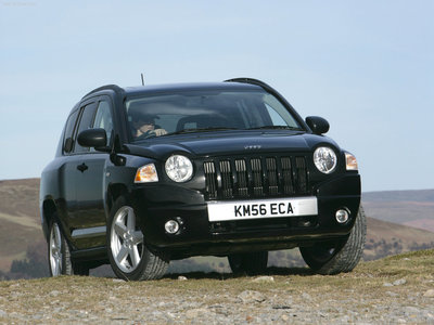 Jeep Compass [UK] 2007 wooden framed poster