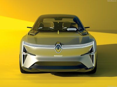 Renault Morphoz Concept 2020 wooden framed poster