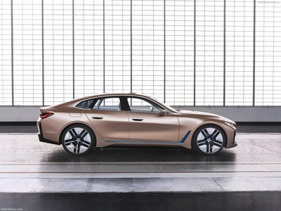 BMW i4 Concept 2020 metal framed poster