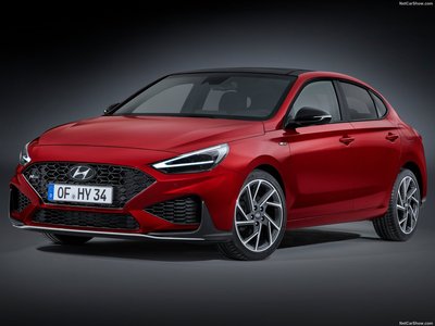 Hyundai i30 Fastback 2020 Poster with Hanger