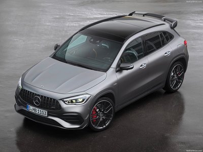 Mercedes-Benz GLA45 S AMG 2021 Poster with Hanger