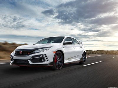 Honda Civic Type R 2020 Poster with Hanger