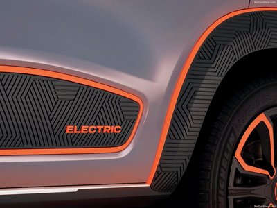 Dacia Spring Electric Concept 2020 metal framed poster