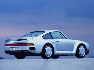 Porsche 959 1986 poster