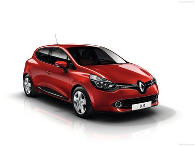 Renault Clio 2013 wooden framed poster
