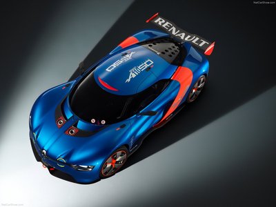 Renault Alpine A 110-50 Concept 2012 Poster with Hanger