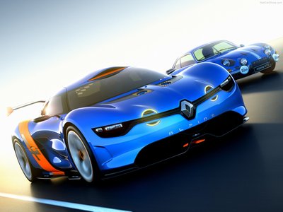 Renault Alpine A 110-50 Concept 2012 Poster with Hanger