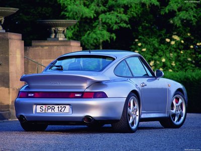 Porsche 911 Turbo 1995 tote bag