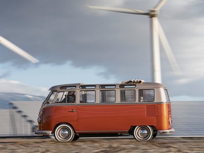 Volkswagen e-Bulli Concept 2020 metal framed poster