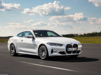 BMW 4-Series Coupe 2021 Poster with Hanger