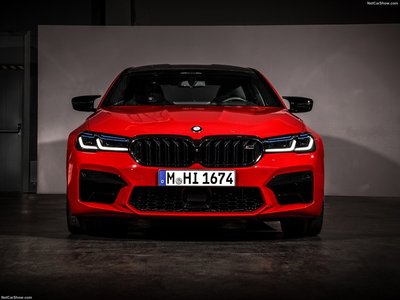 BMW M5 Competition 2021 Poster with Hanger