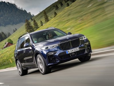 BMW X7 M50i 2020 Poster with Hanger