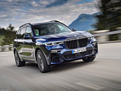 BMW X7 M50i 2020 Poster with Hanger